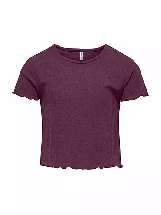 ONLY | T-shirt fille KOGNELLA | dunkelrot